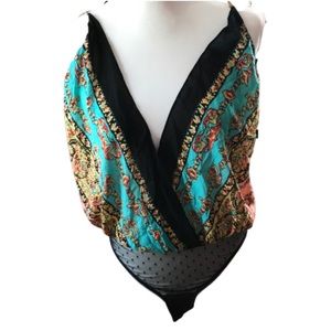 Free People Intimately Border Babe Bodysuit